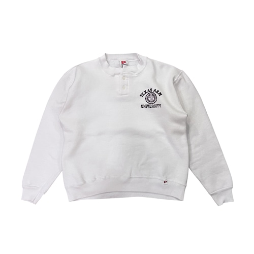 90's Texas A&M University Henley Sweat