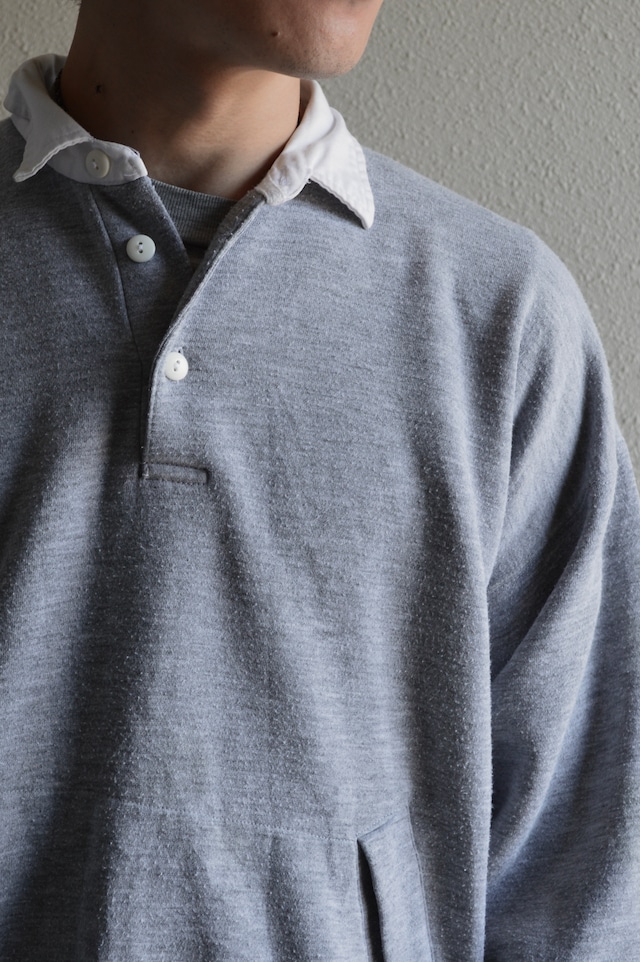VAN HEUSEN 1990's From USA Sweat Rugger Shirt Box Fit バンヒューゼン 90s スウェット ラガーシャツ
