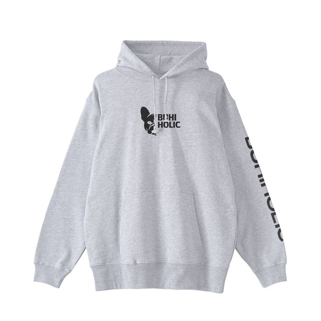 BUHIHOLICエンボリーフーディ(Grey)