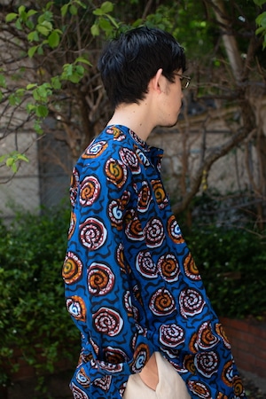 1970-80s African print cardigan