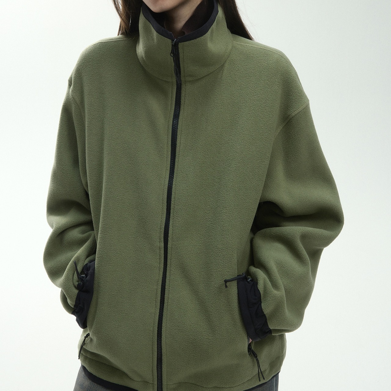 Full Zip-Up  Fleece Jacket  T4129