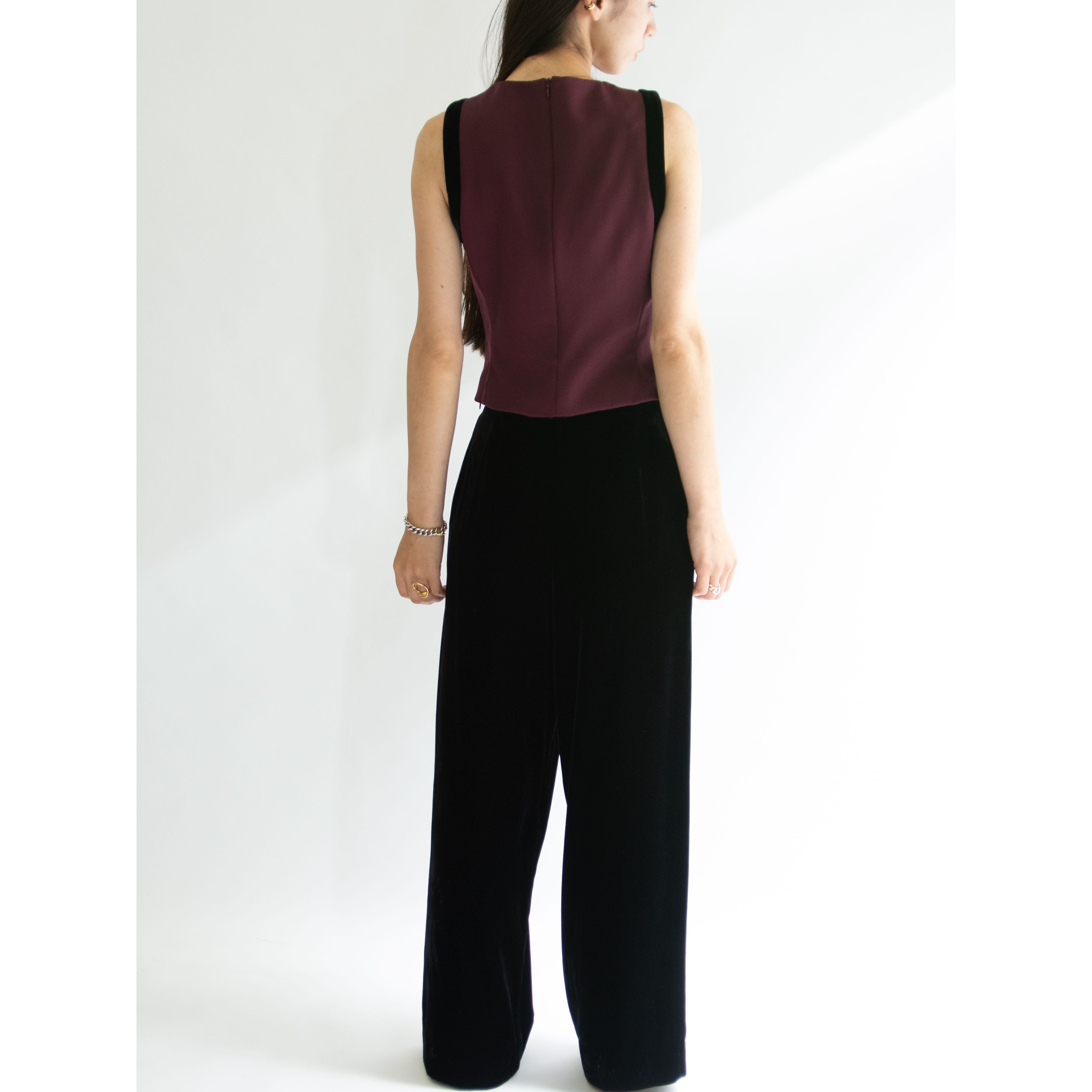 EMPORIO ARMANI】Made in Italy 100% Wool Sleeveless Top(エンポリオ