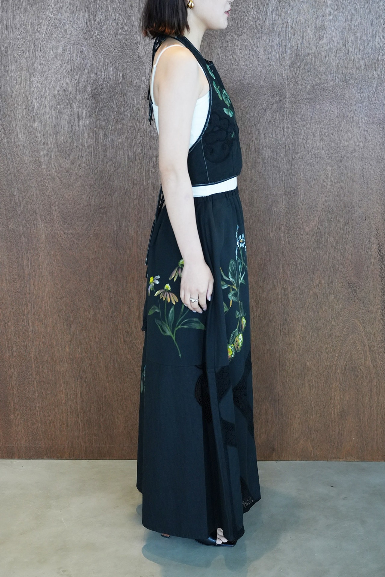 vintage lace skirt clover