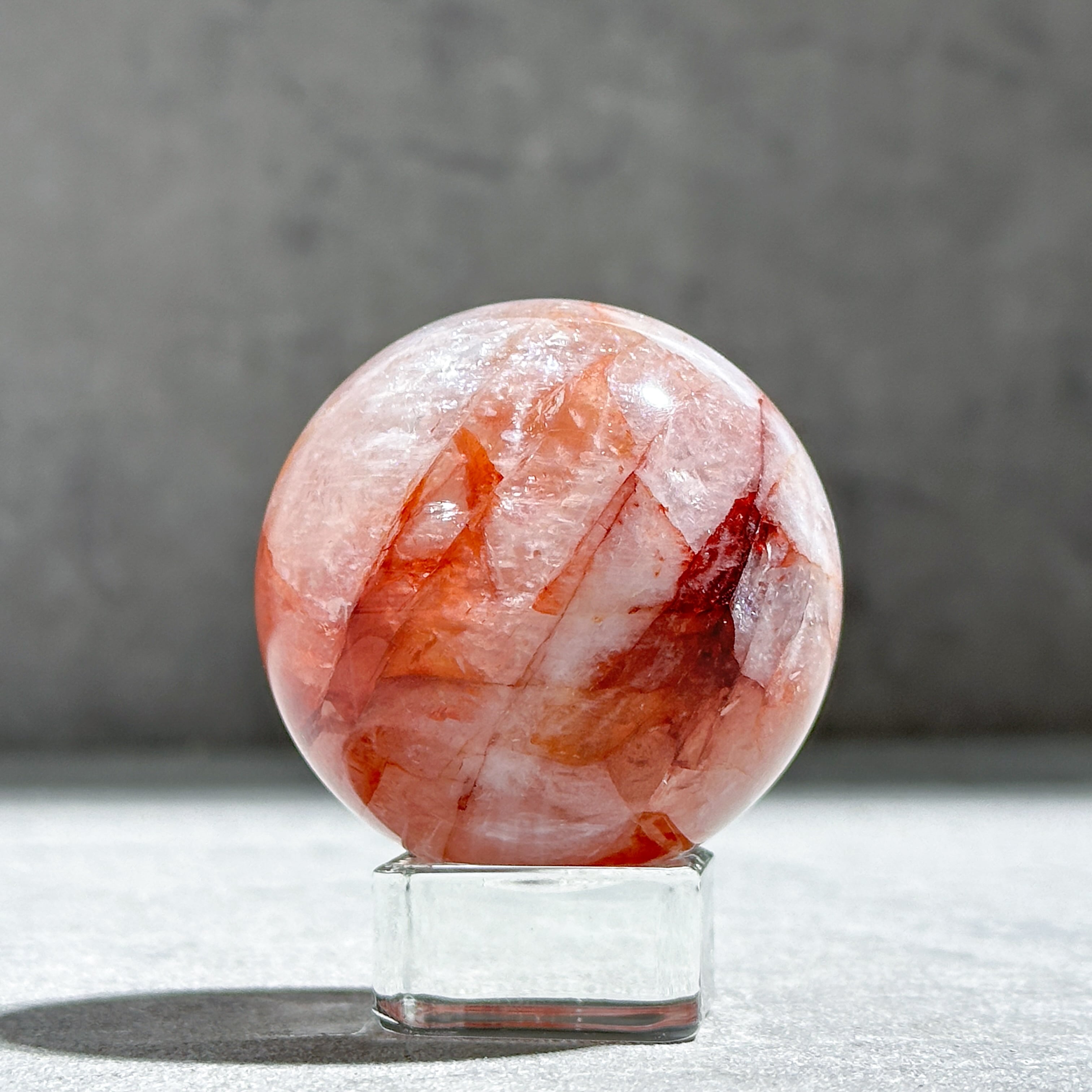 レッドヘマタイトクォーツ スフィア32◇Red Hematite Quartz◇ 天然石