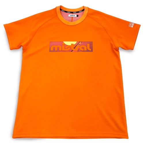 HP-DRY 半袖Tシャツ - ミストラルサンセット - ORANGE