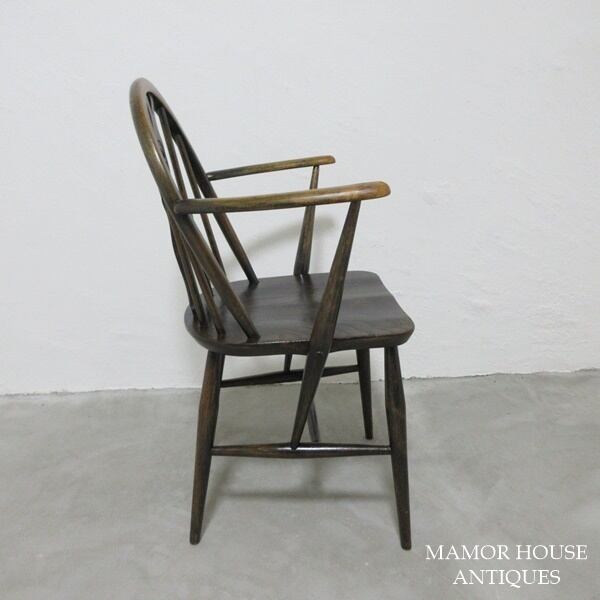 イギリス アンティーク 家具 アーコール Ercol シスルバック アーム 