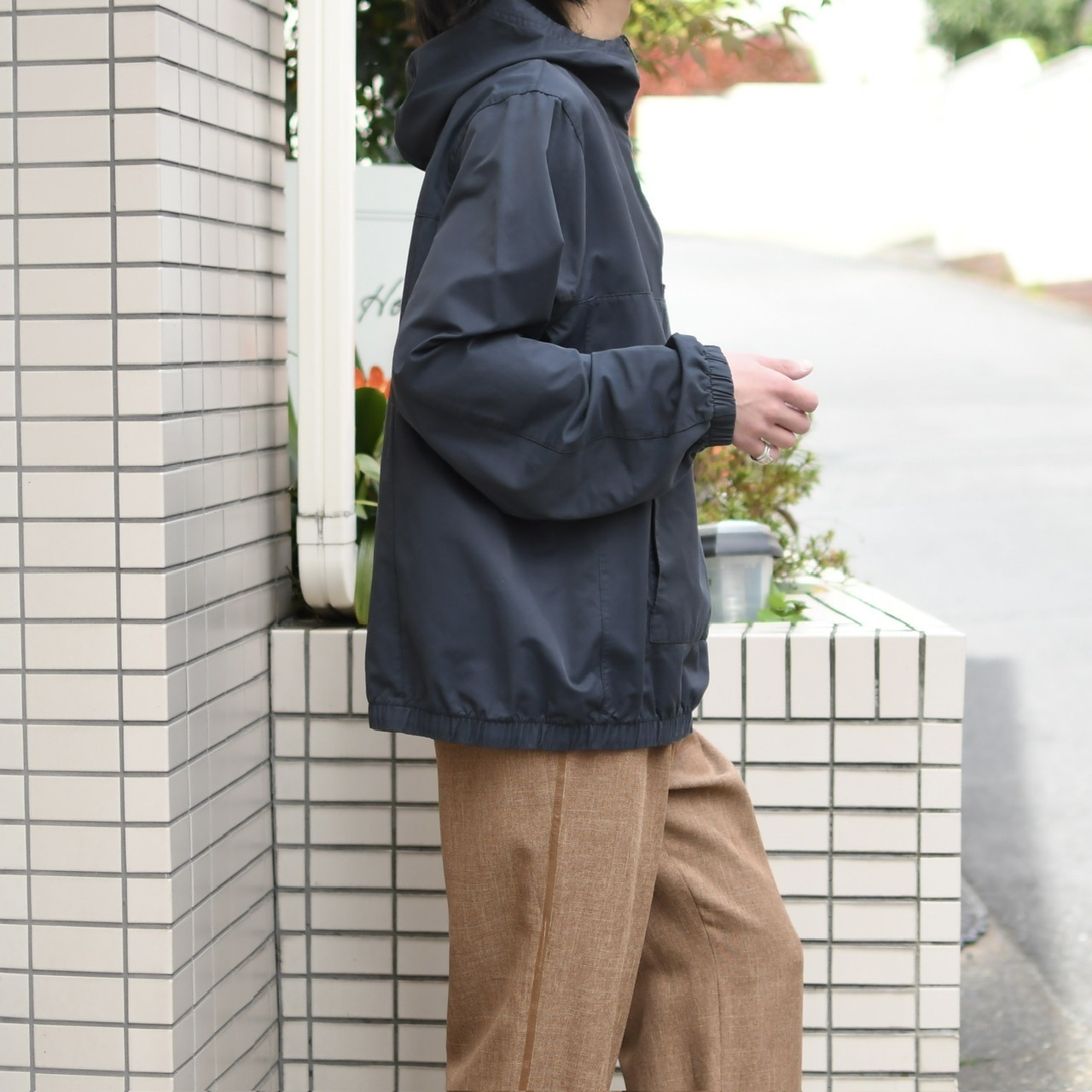 NIKE anorak parka navy