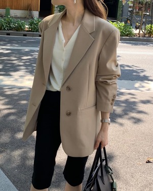 (予約) ounce / Acid boxy jacket / 2color