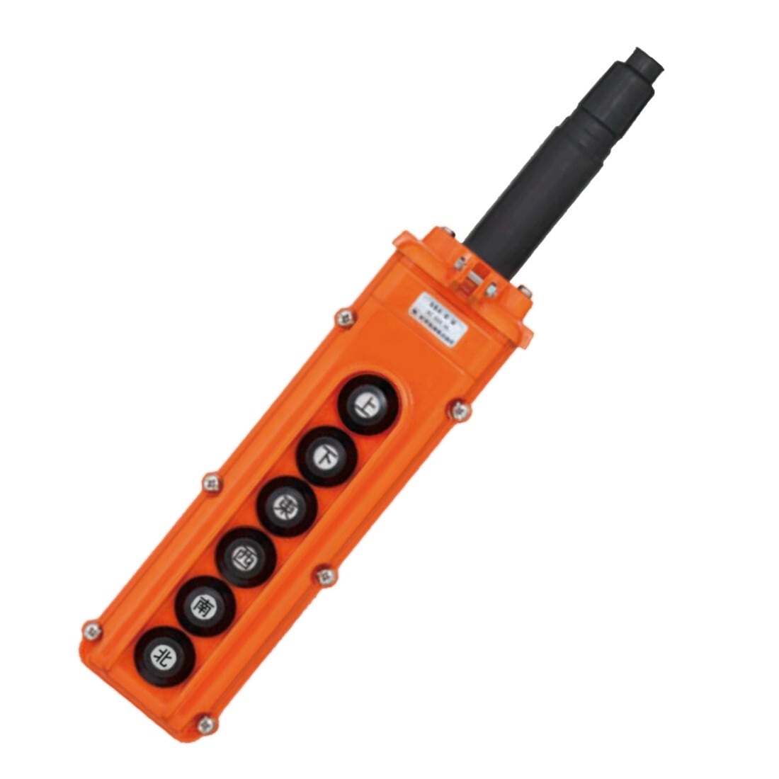 当時物 回転式電源スイッチ SS-/600V.10A 昭和22年9月製造 新晃電機 SBA-6-W アルミ外装 押釦スイッチ 6点式 クレーン ホイスト