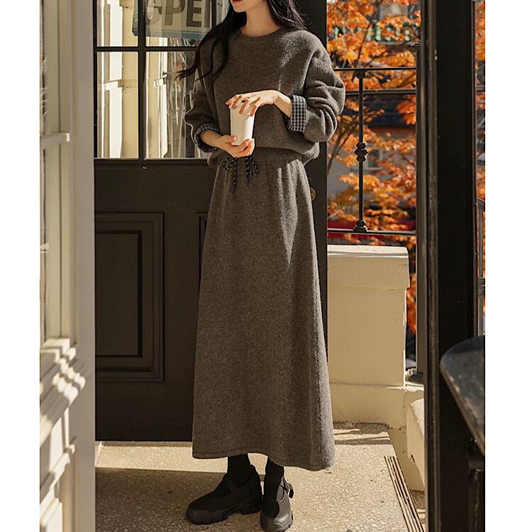 トップス×ロングスカート セットアップ YH9895