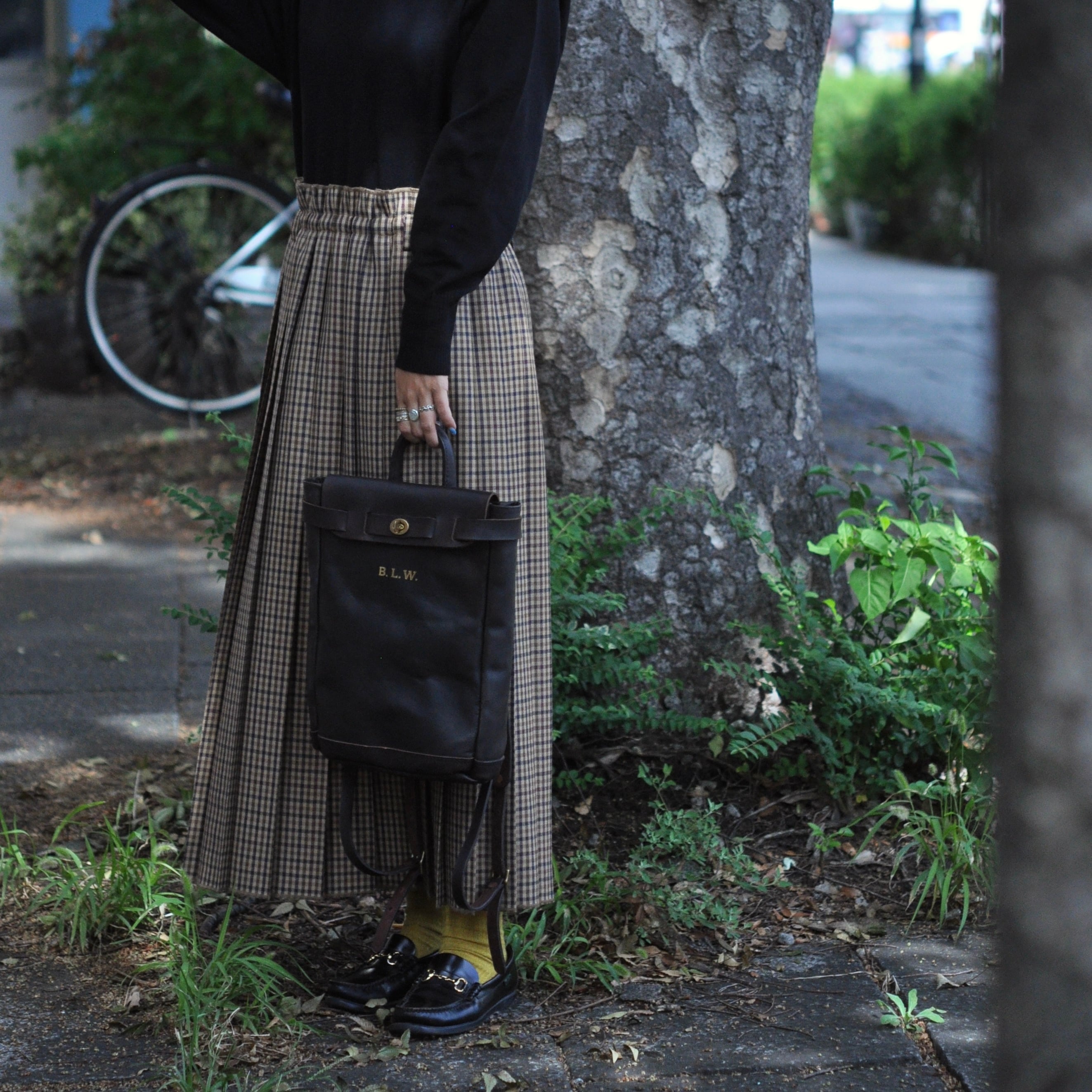 O'NEIL OF DUBLIN pleated skirt - beige  -