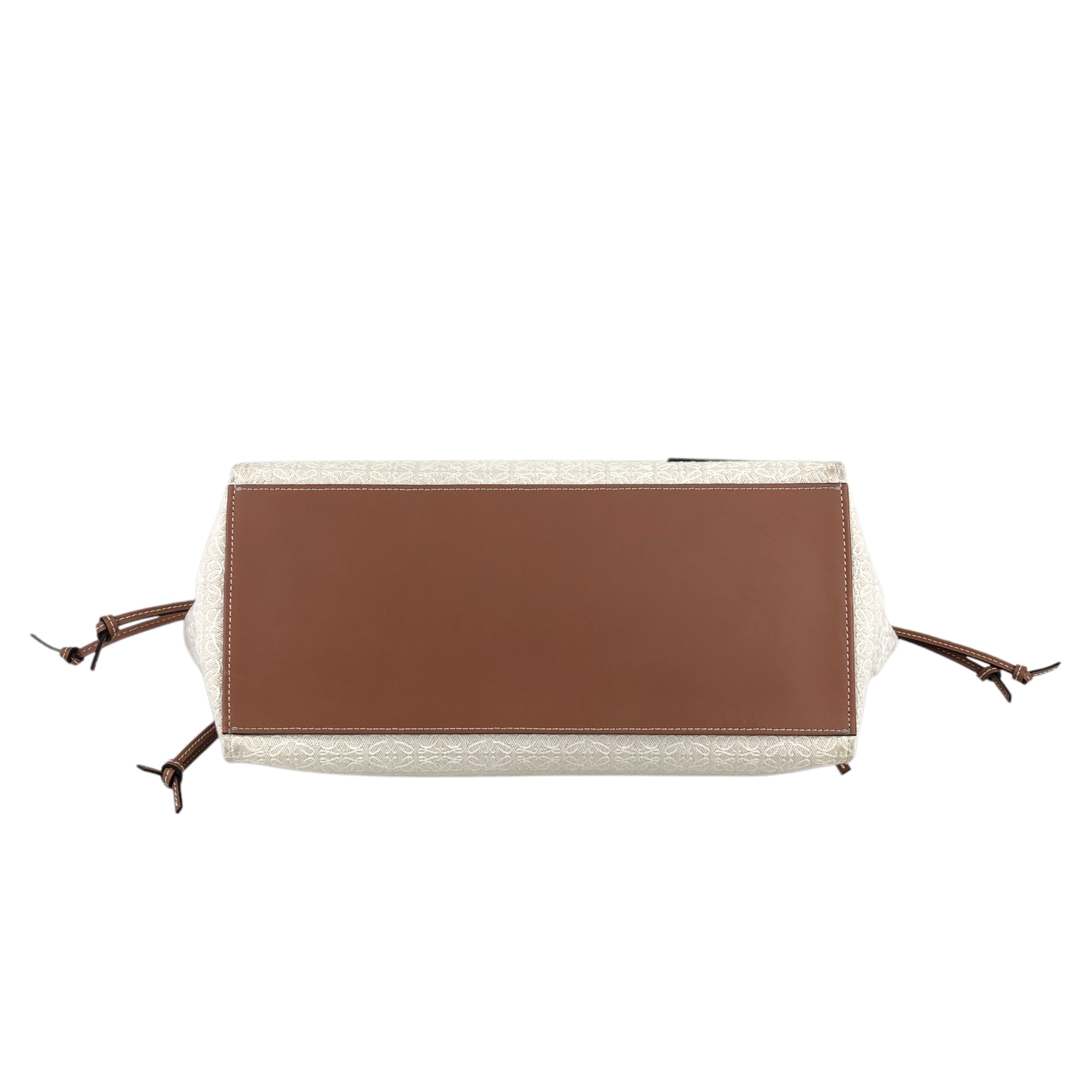 LOEWE ロエベ トートバッグ ベージュ ブラウン キャンバス CUSHION