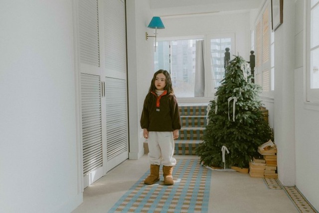 〚予約〛night half zip <kids>