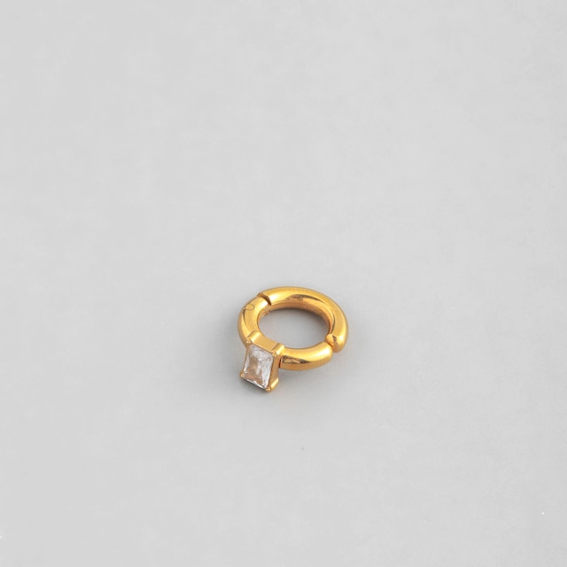 316L zirconia ear cuff ( 片耳用 )  #e09