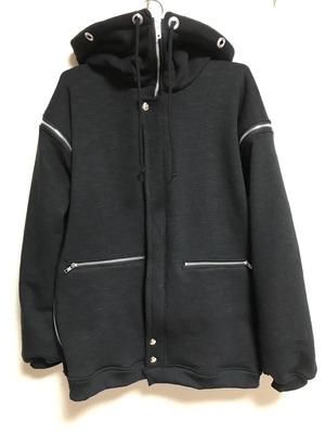 UNFINISHEDハイネックパーカー　マウンテンパーカー