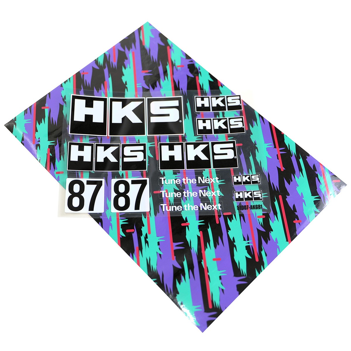 HKS MULTI STICKER SHEET OILCOLOR A4 No.681 | HKS GATE ONLINE STORE