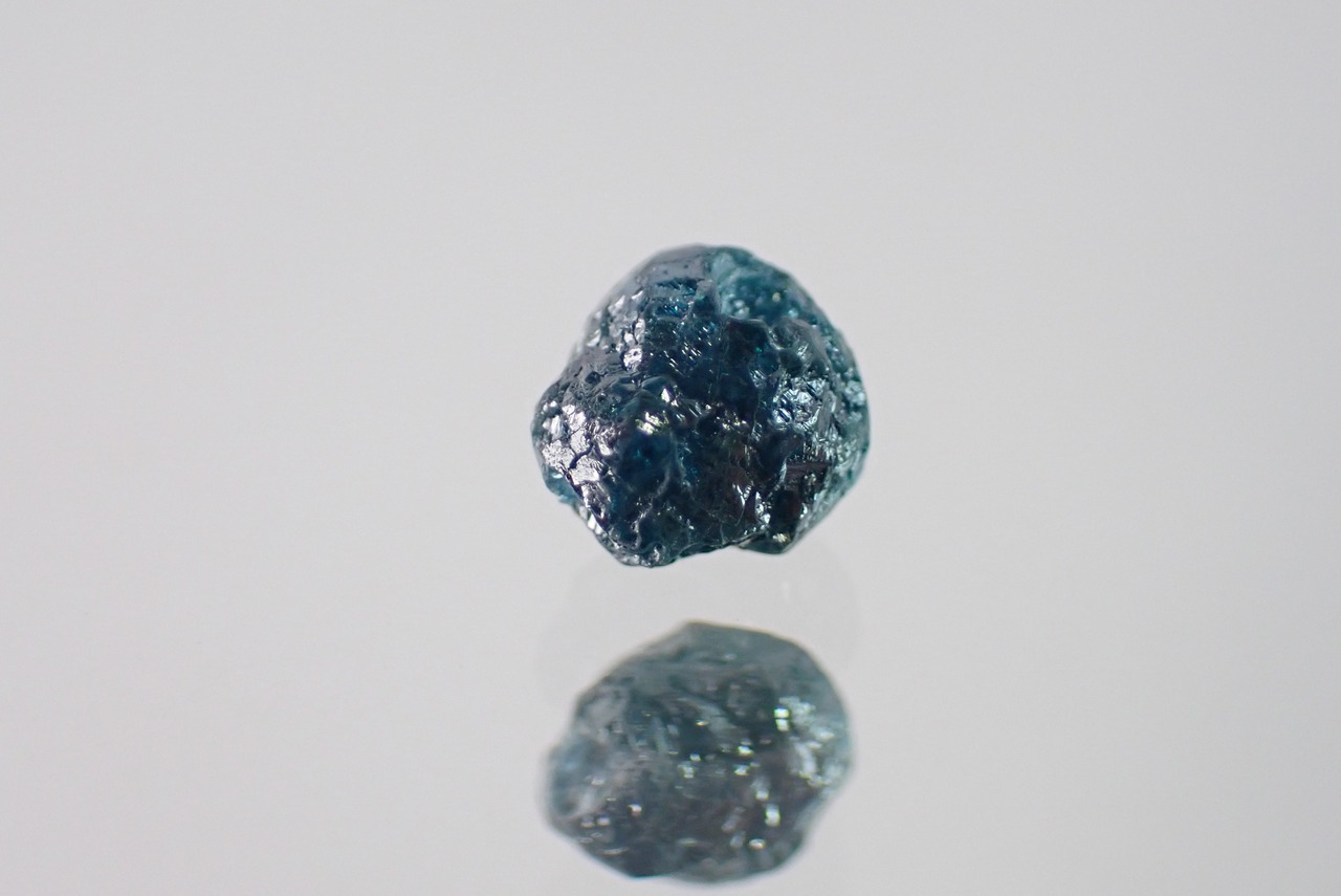 ブルーダイヤモンド原石　1.03ct　[D10‐53]