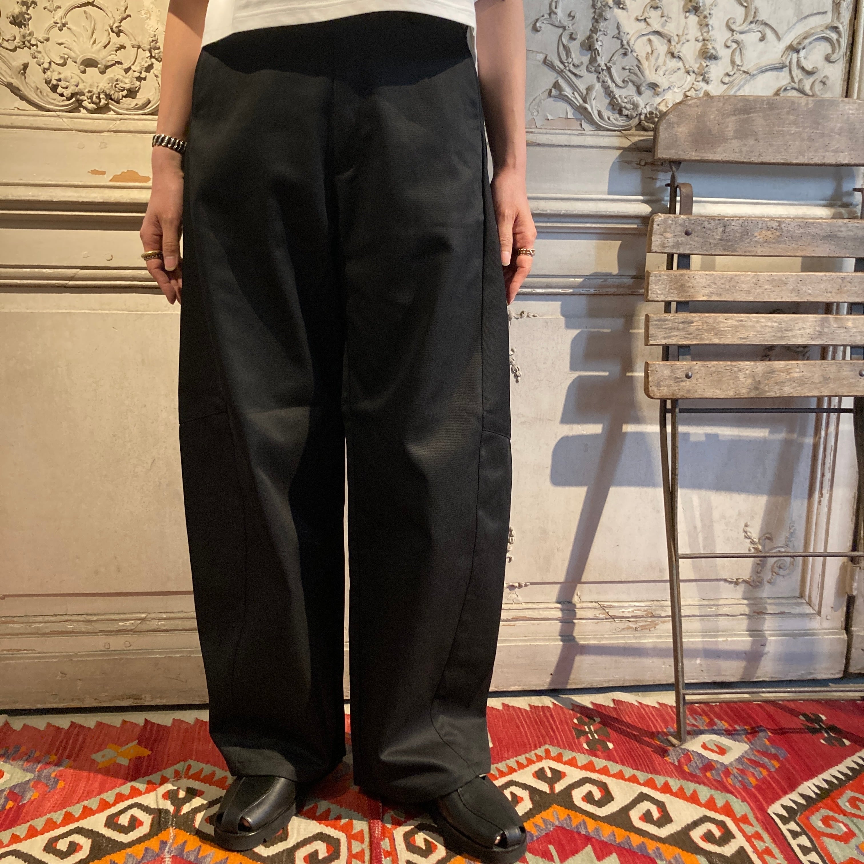 HYKE【ハイク】 T/C BARREL-LEG WORK PANTS (13394) | glamour online