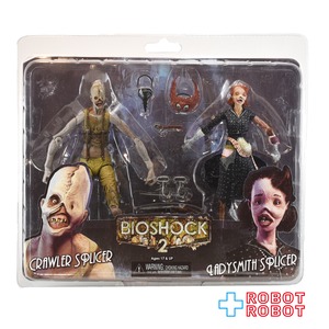 ネカ バイオショック2 クローラー・スプライサー & レディスミス・スプライサー 2PK 7インチ アクションフィギュア 未開封