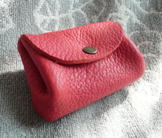 【新作】トリヨンのぷっくりポーチ・ミニ(ブーゲンビリア)