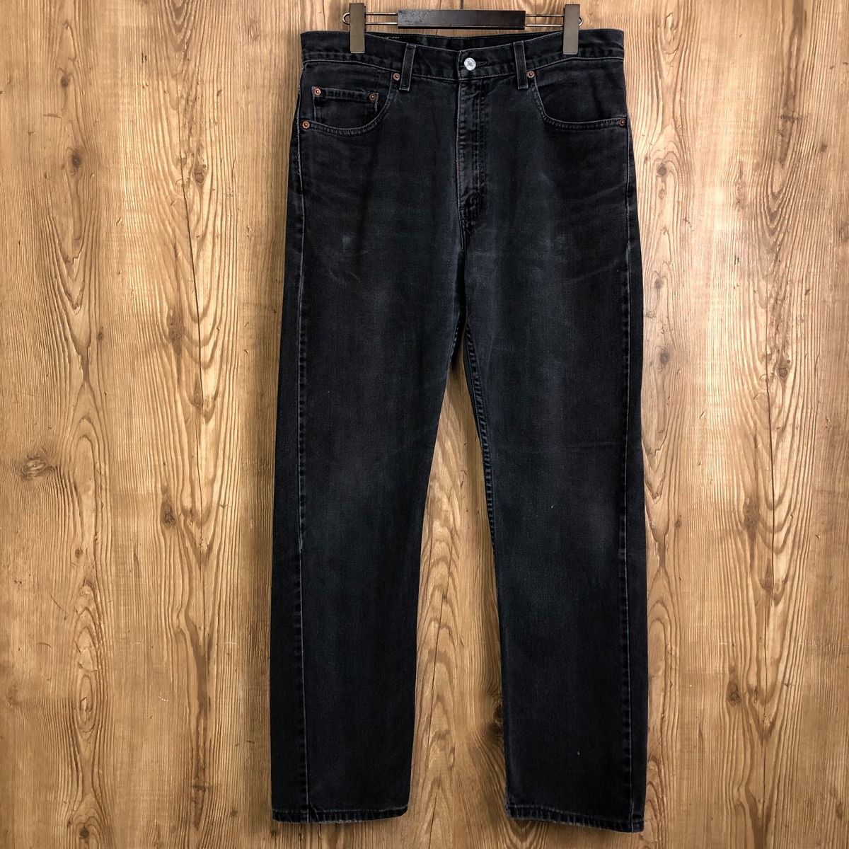 levis usa製 505 リーバイス デニム サルファブラック 後染め Levi