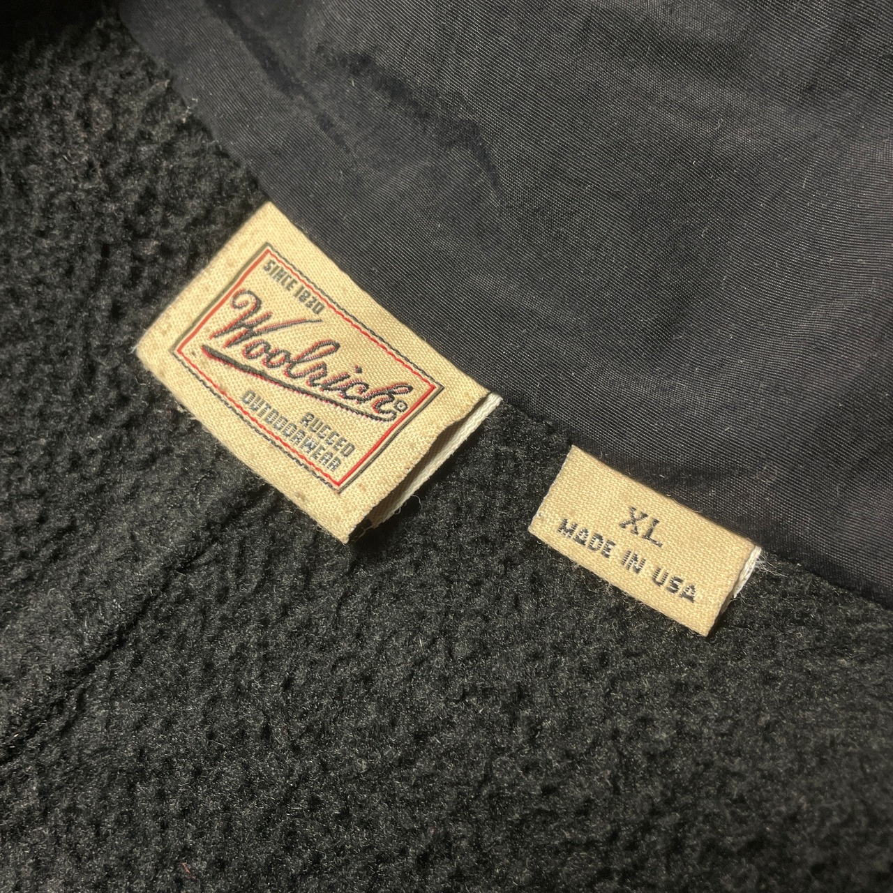 USA製 90年代 WOOLRICH ウールリッチ ボアフリースジャケット メンズXL 