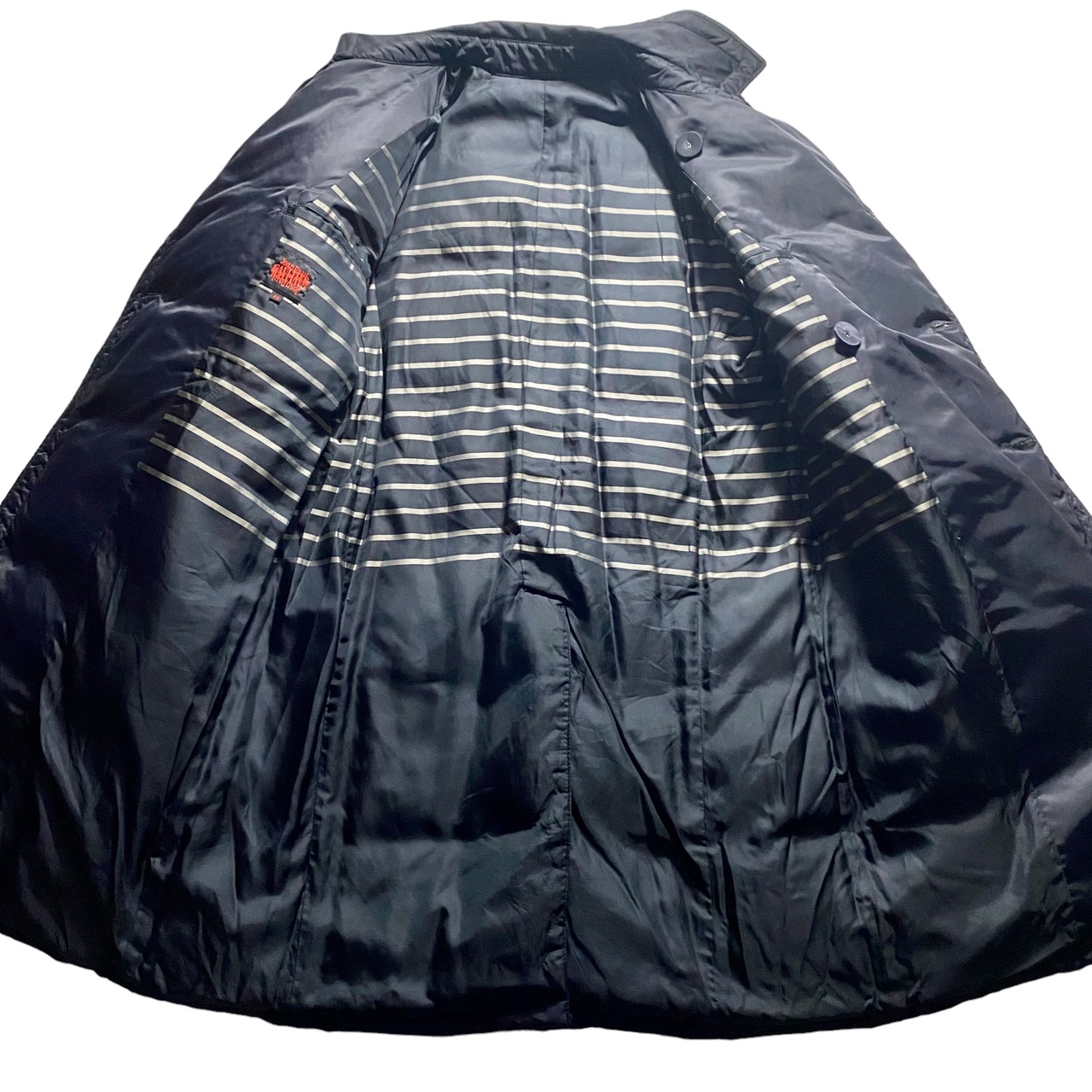 JEAN PAUL GAULTIER black nylon padding coat