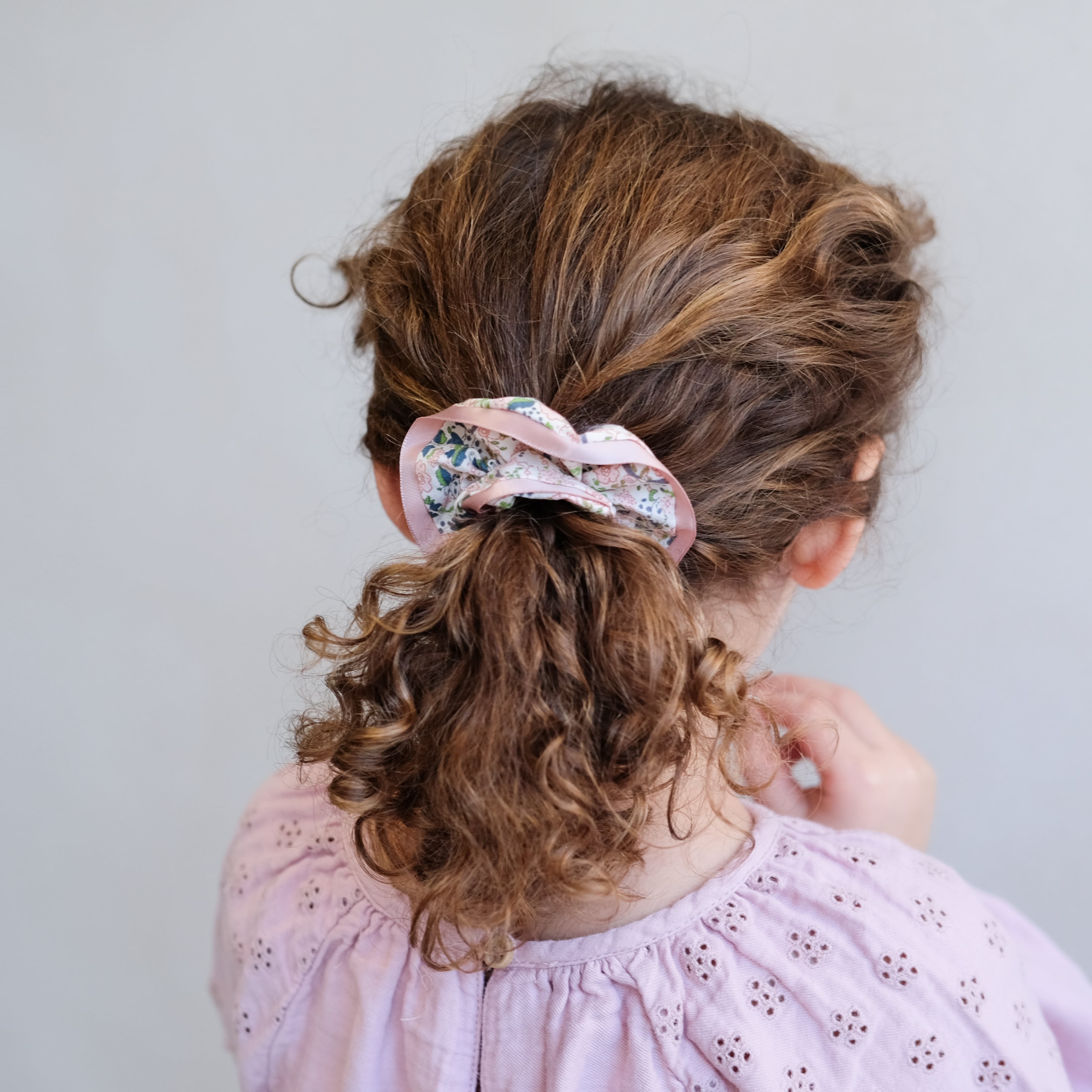 SATIN EDGE SCRUNCHIE - PEACH_162031 69