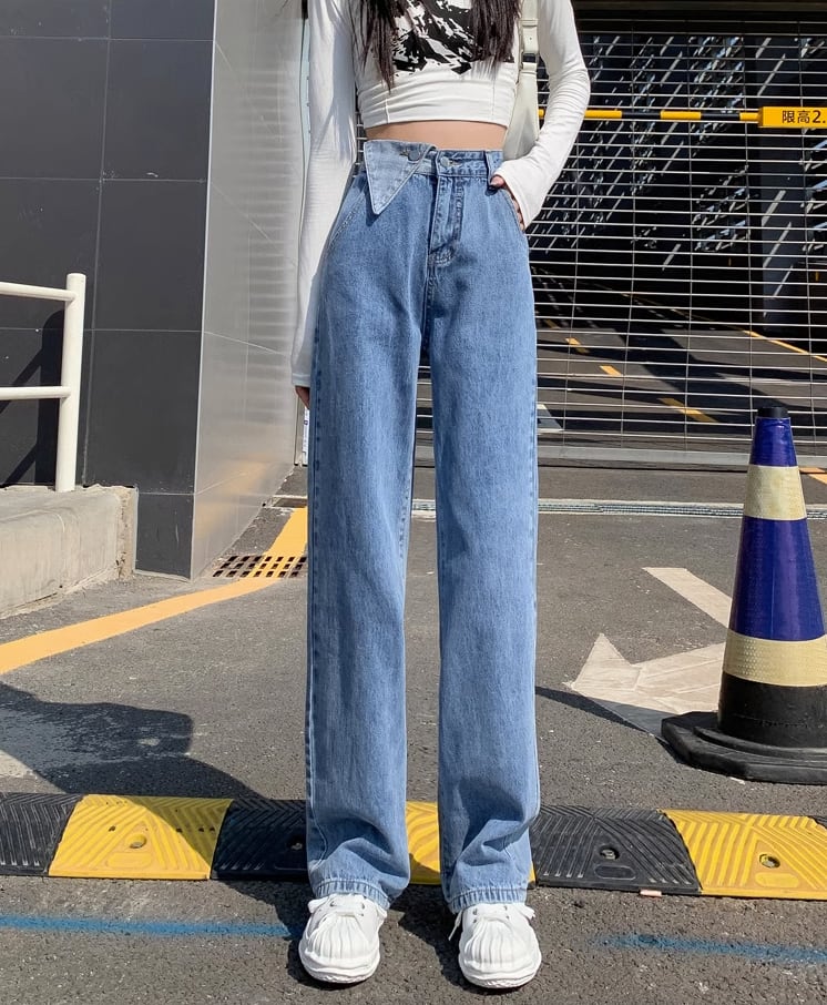 ワイドレッグパンツ ボトムス パンツ Gパン ズボン ワイドパンツ ストレートパンツ デニムパンツ アンクル丈 ストレート ハイウエスト 大人可愛い カジュアル 大人 おしゃれ お洒落 かっこいい レトロ 大人女子 ボーイッシュ ルーズ クール 無地 冬 10代 20代 レディース 女性用 デート お出かけ 女子会 お泊まり 休日 アウトドア イベント 高原 ガーデン 普段使い ファッション コーデ スタイル サイズ XS S M L XL 2XL 青 ブルー