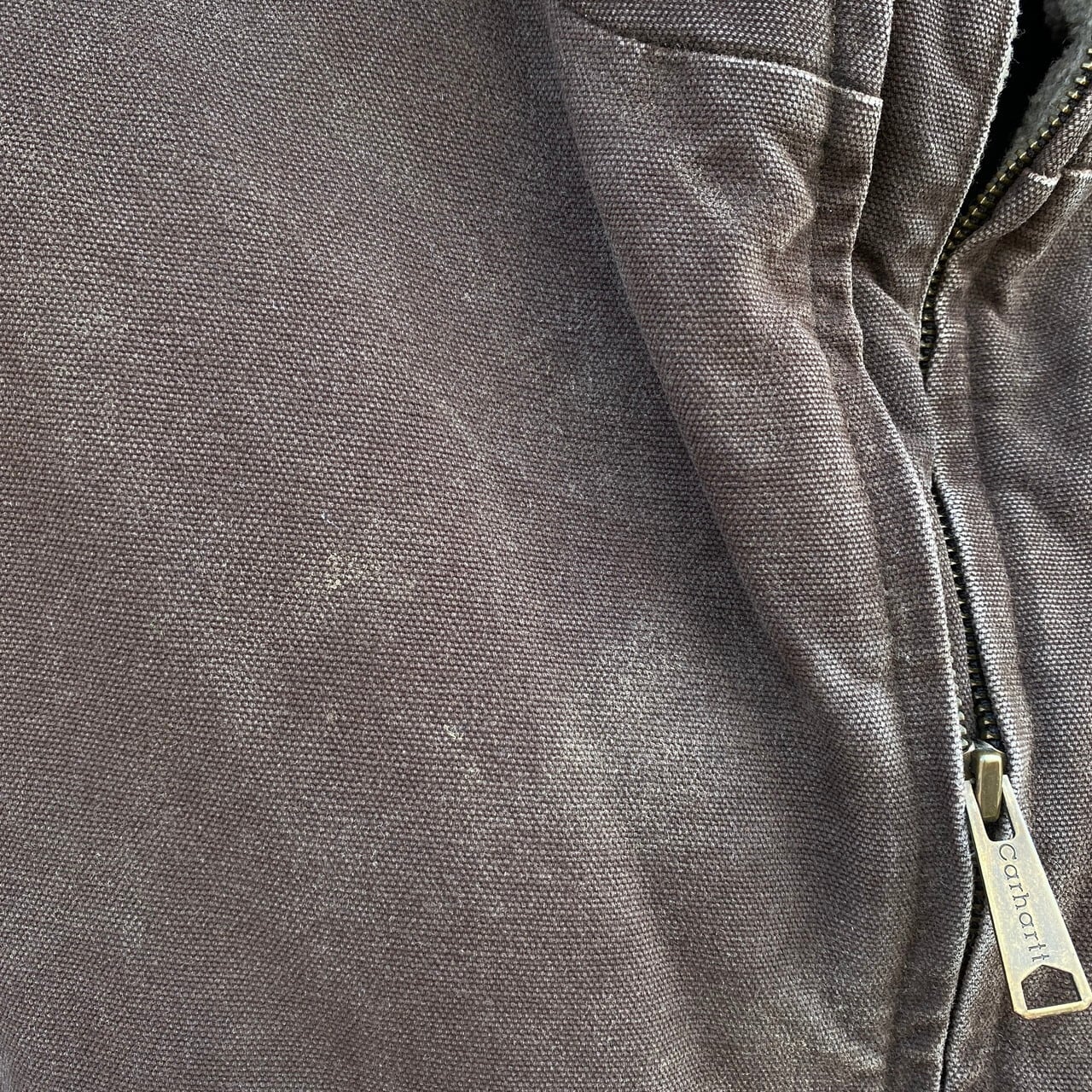 Carhartt カーハート ダック地 モックネックベスト メンズL 古着 ボア