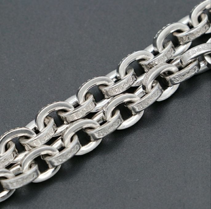 CHROME HEARTS クロムハーツ K18WG ラージ ペーパーチェーン