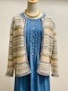 Vintage Spring Color Cotton Knit Cardigan 