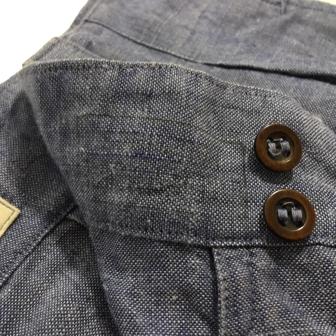 50's French navy sailor linen half pants | OSSINGTON ~usedvintage clothing~ 50's French navy sailor linen half pants | OSSINGTON ~usedvintage clothing~