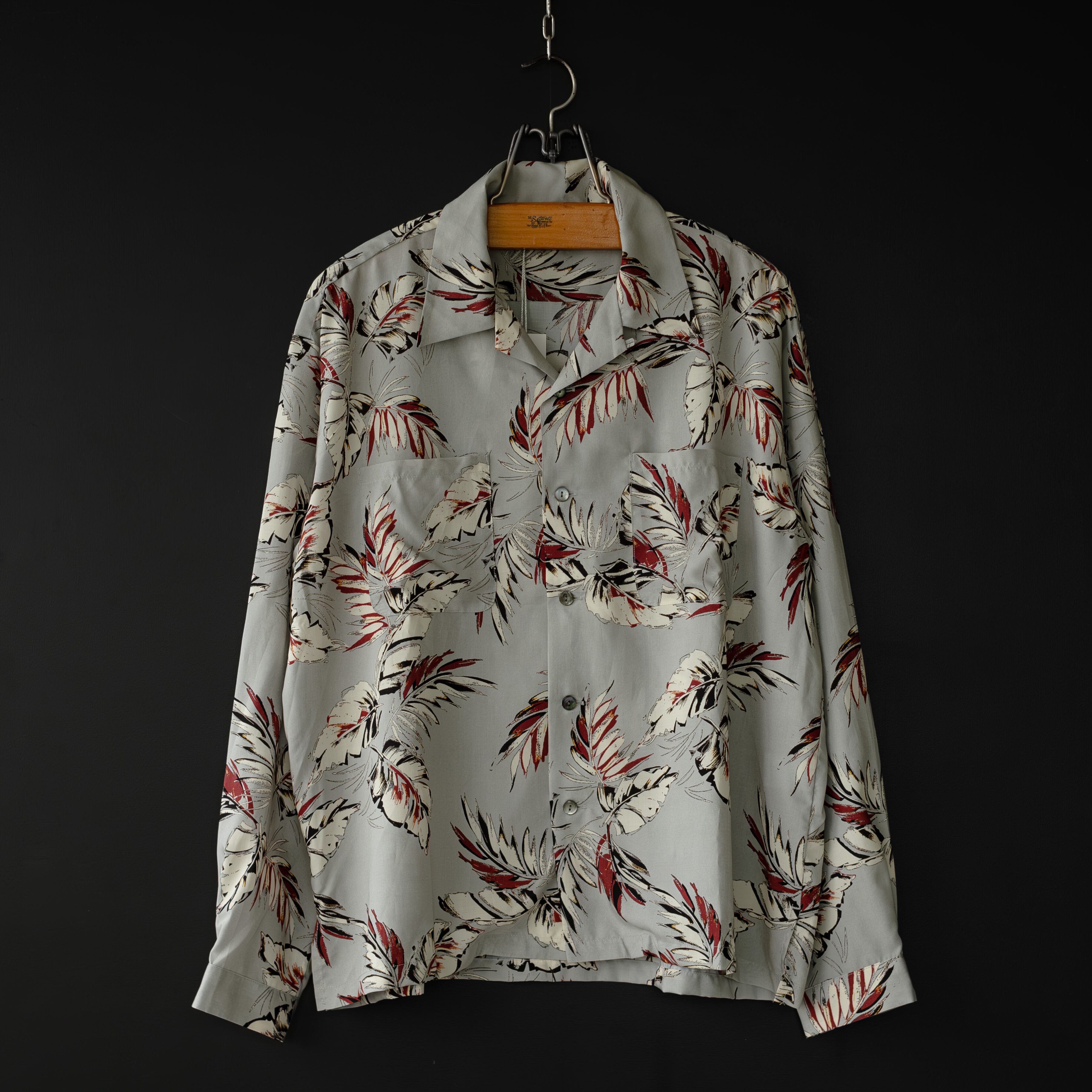 Nasngwam.】 SOUTHERN SHIRTS (gray) | dros dro