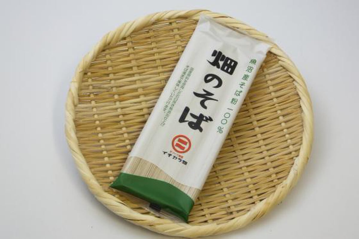 魚沼産そば粉使用「畑のそば乾麺」(180g)　たつまき堂