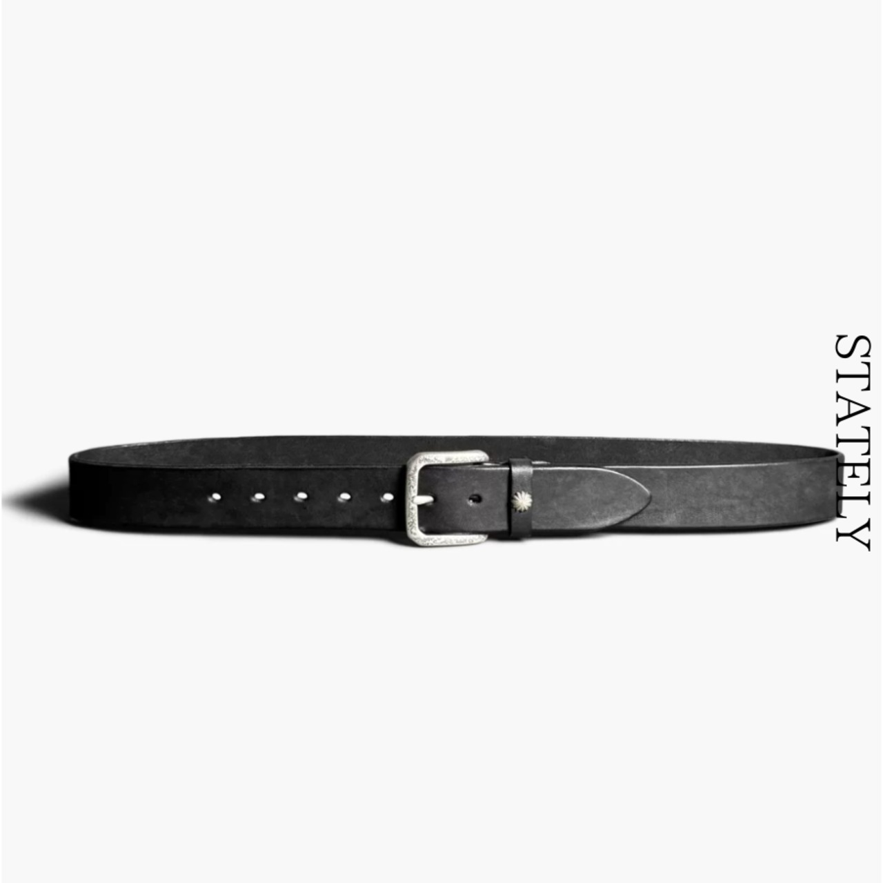 Vintage Buckle レザーベルト/3color_A09・画像5