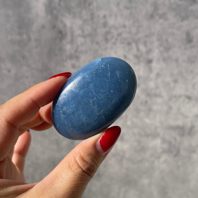 【ブルーオパール】パームストーン｜握り石｜鉱物 天然石 パワーストーン