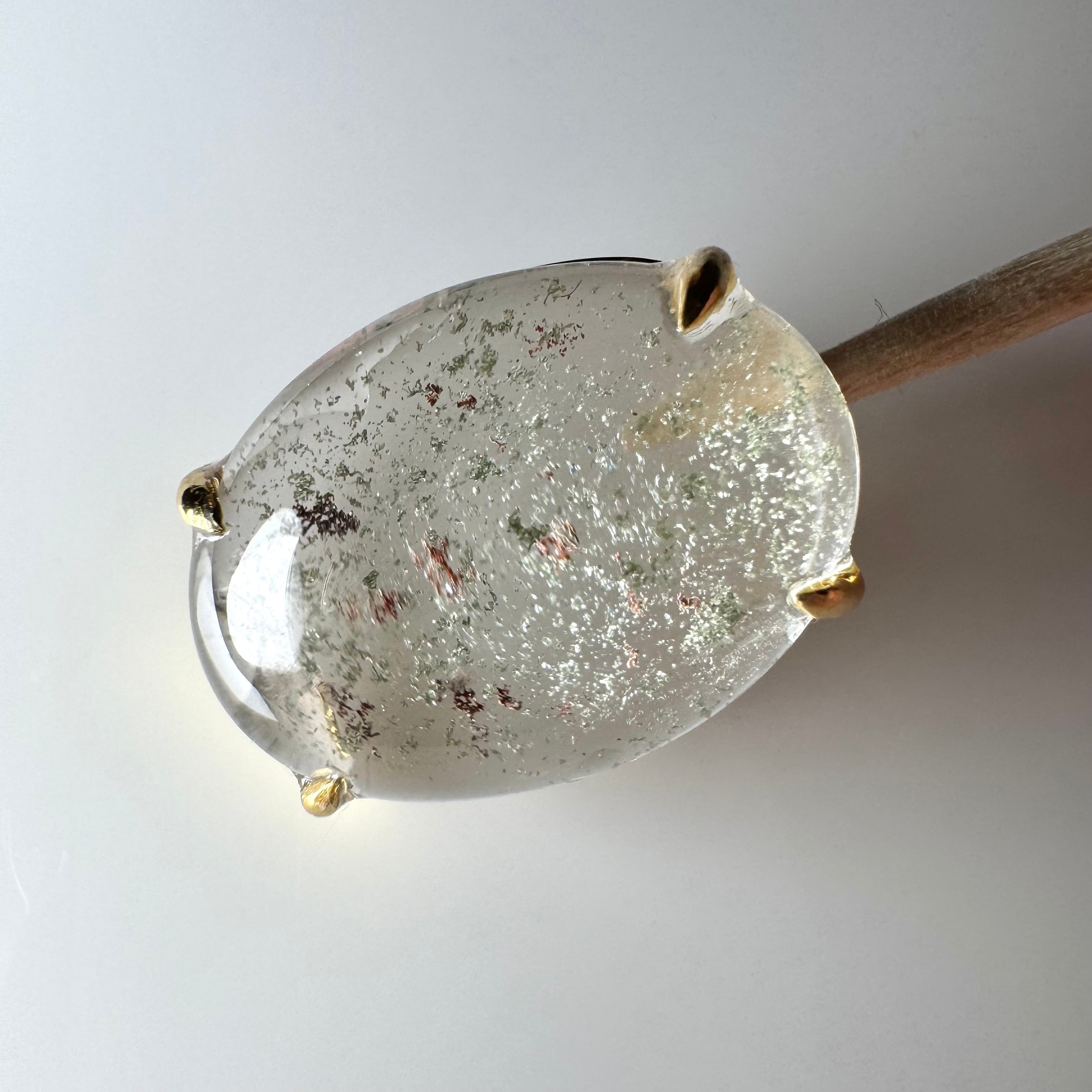 no.C10 原石からお仕立てしたガネーシュヒマール ペンダントトップ兼ブレスチャーム