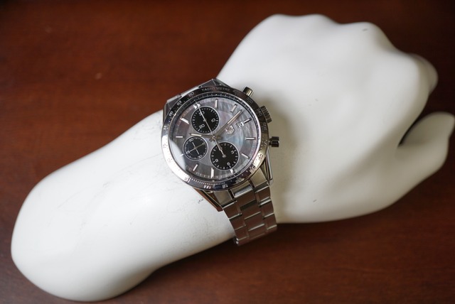 特価 タグホイヤー TAG HEUER カレラ 3000本限定 シェル文字盤 CV201P 