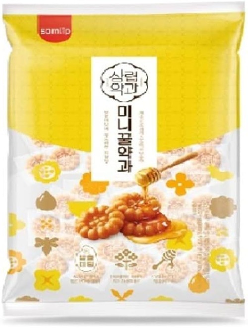 韓国伝統のお菓子【samlip】ミニはちみつ薬果（ヤッカ）140g