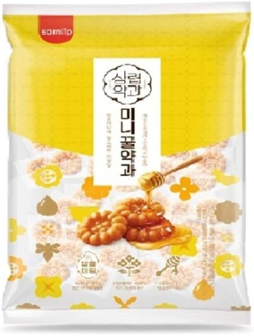 韓国伝統のお菓子【samlip】ミニはちみつ薬果（ヤッカ）140g