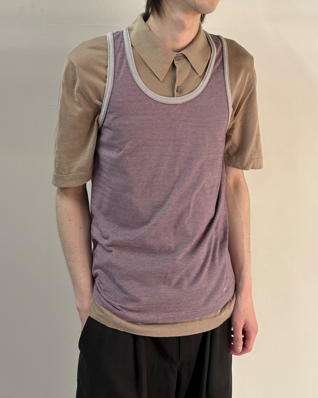 【Louis Vuitton】border tank top