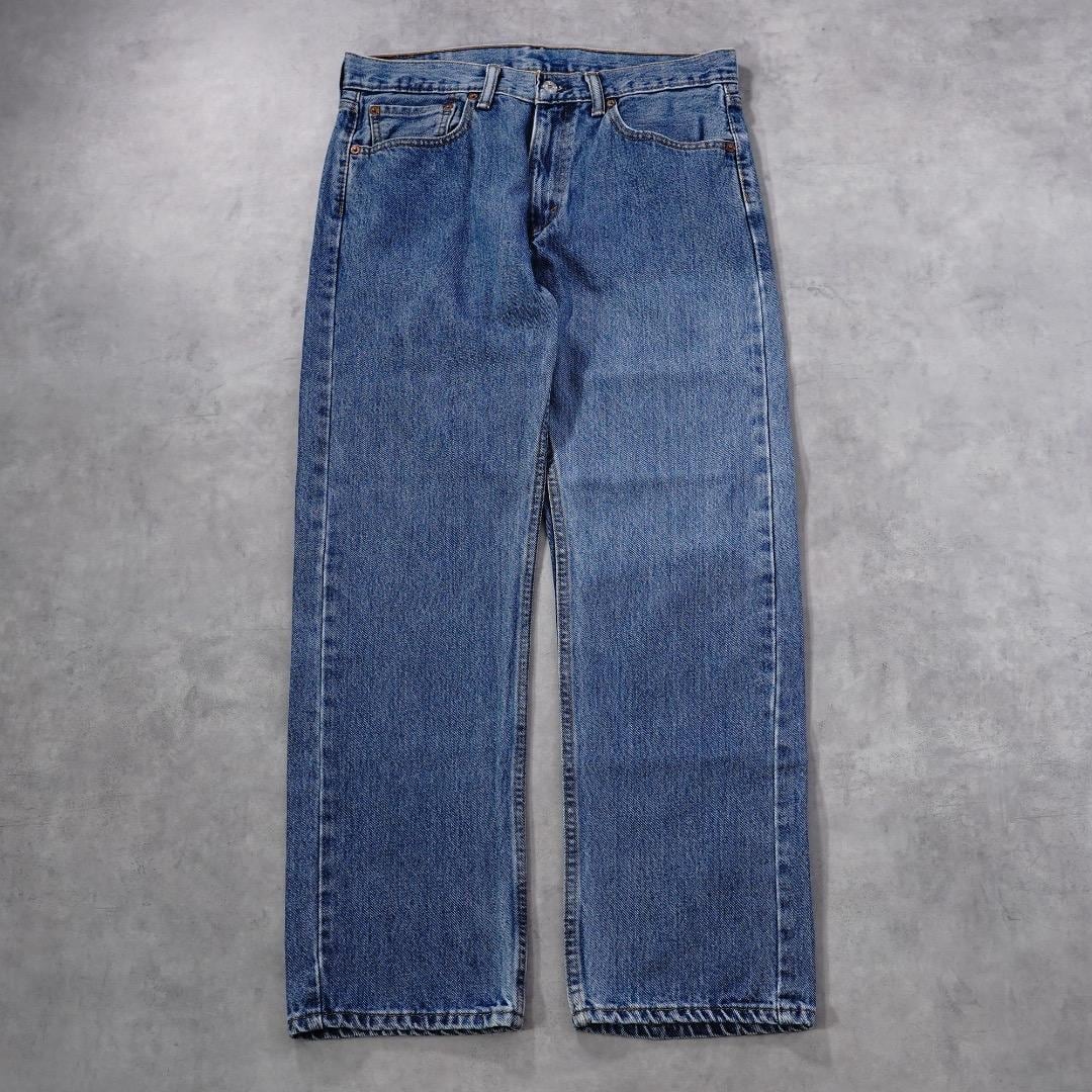 リーバイス505 Levis W32 ブルーデニム 青 古着 ボトム 17315