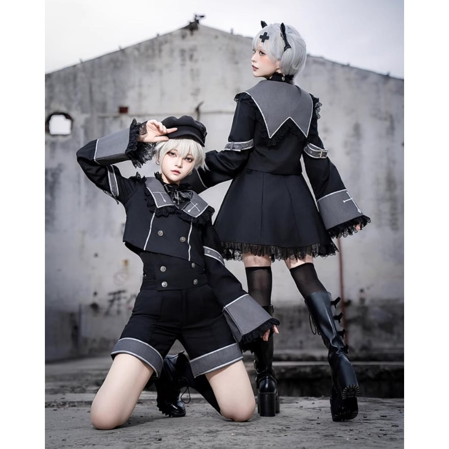 王子系ロリィタ ジャケット 少年装×学園風 男装コーデ向け｜WithU