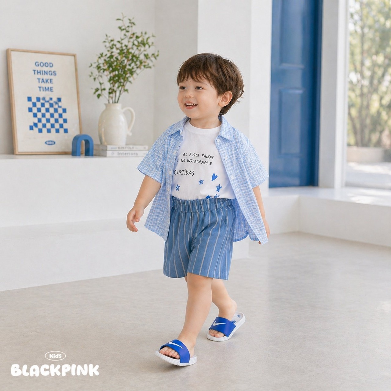 [BLACKPINK] Lettering color tee / [블랙핑크] 레터링컬러티