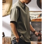 Men's Color Block Two-Tone Short Sleeve Polo Shirt ◇4color H0575