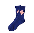 SURFSKATECAMP " DANGER SIGN SOCKS " Blue