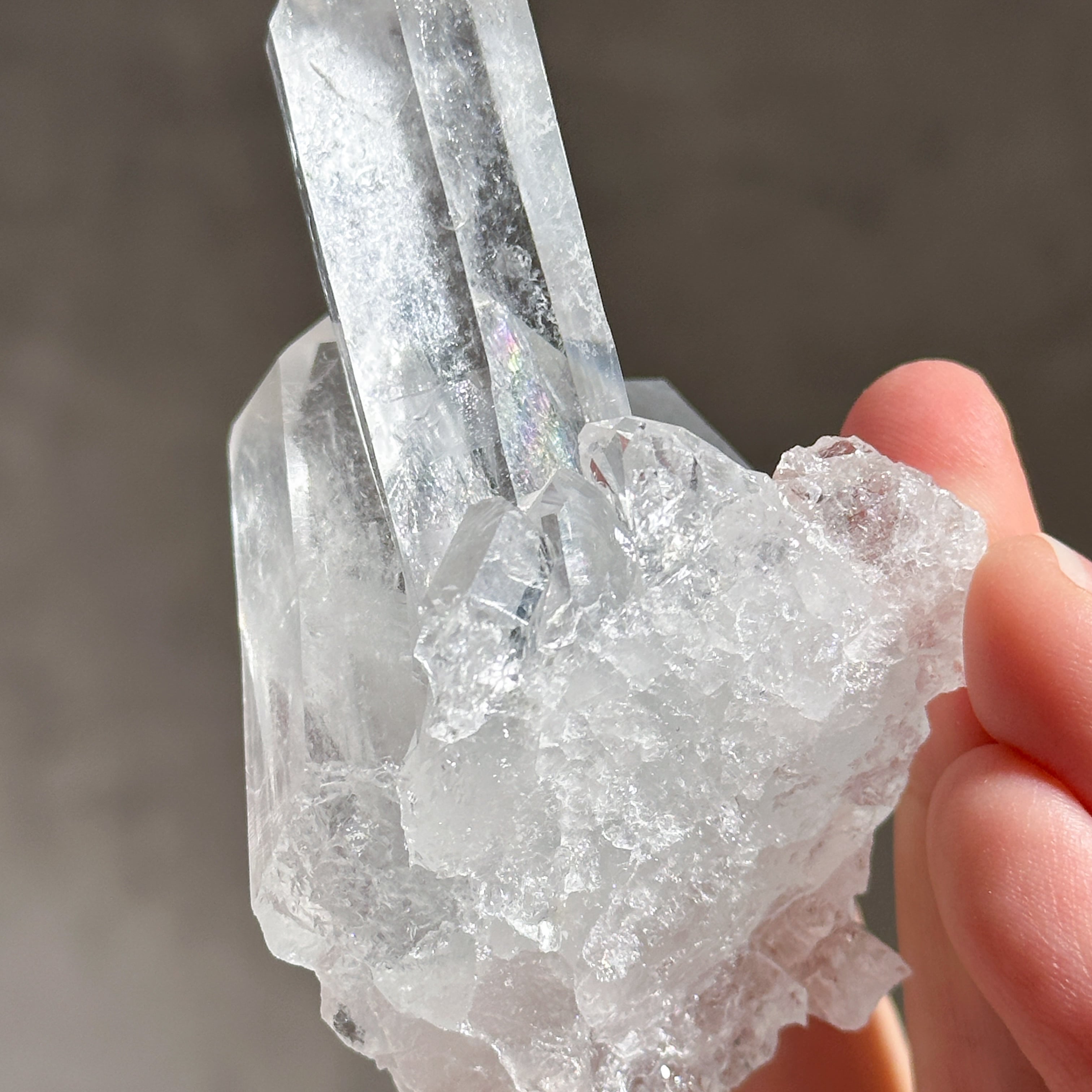 ゼッカ産水晶クリアクォーツ クラスター92◇ Clear Quartz ◇天然石