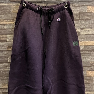 NEEDLES×CHAMPION REVERSE WEAVE H.D SWEAT PANT PURPLE