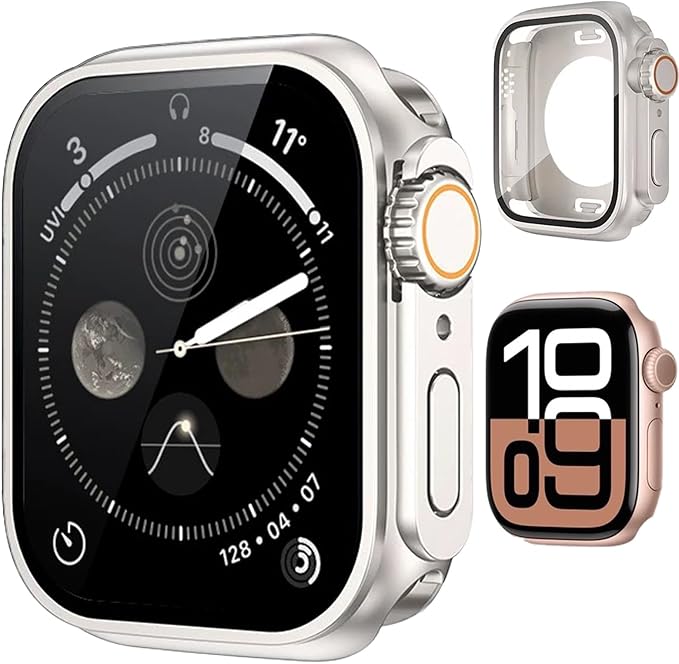 AIYYXX アップルウォッチ カバー 40mm 41mm 42mm 44mm 45mm 46mm対応